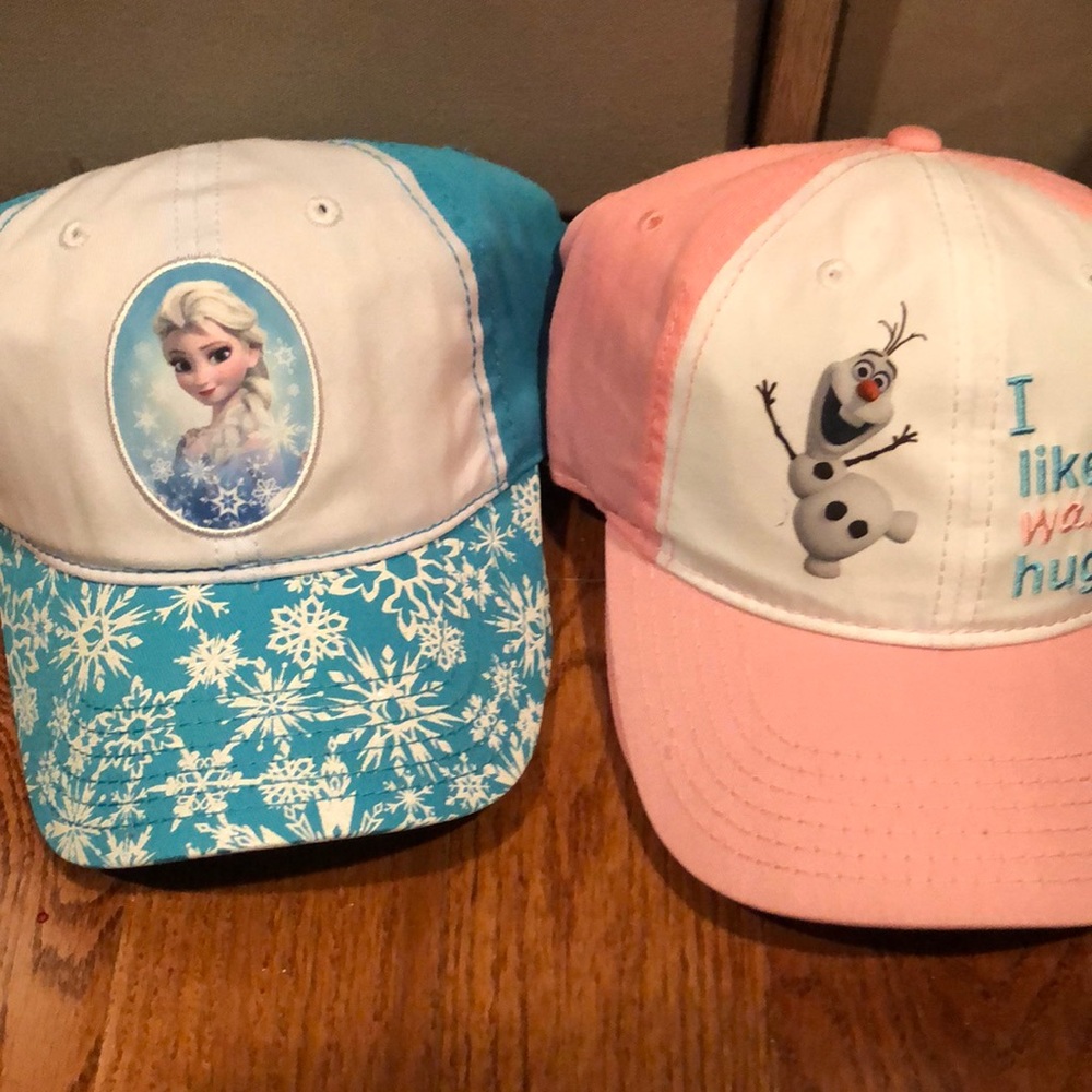Set of 2 Frozen caps brand new